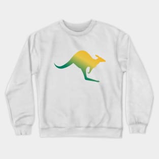 Green Kangaroo Crewneck Sweatshirt